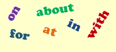 Practise using prepositions in English